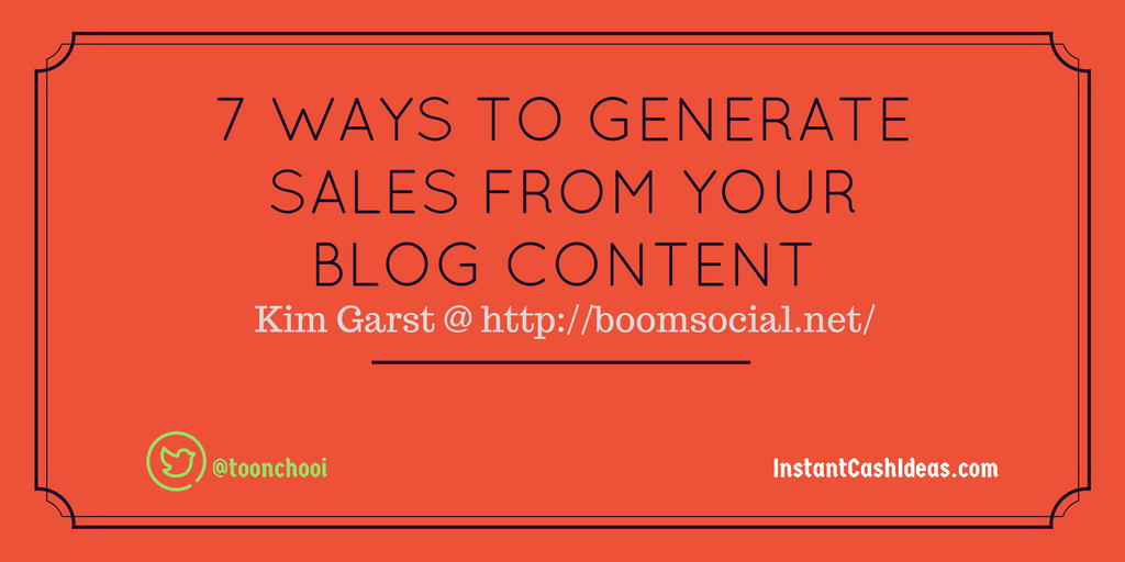 How To Generate Sales