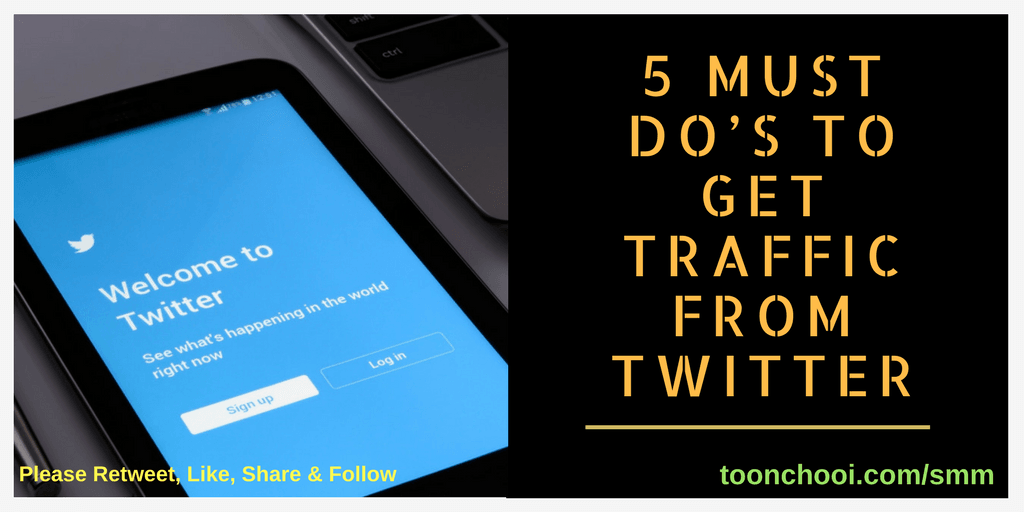 how to drive free traffic with Twitter