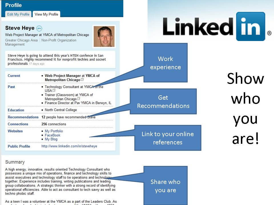 ﻿Make Your Profile on LinkedIn a Resource