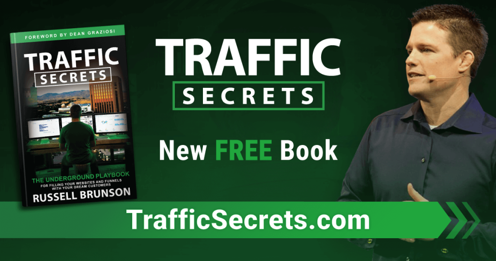 Russell Brunson brand new book, “Traffic Secrets