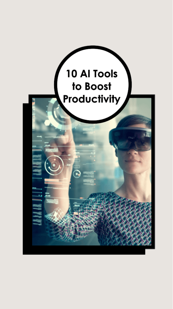 Using Artificial intelligence (AI) tools to increase productivity and efficiency in various aspects of our lives.