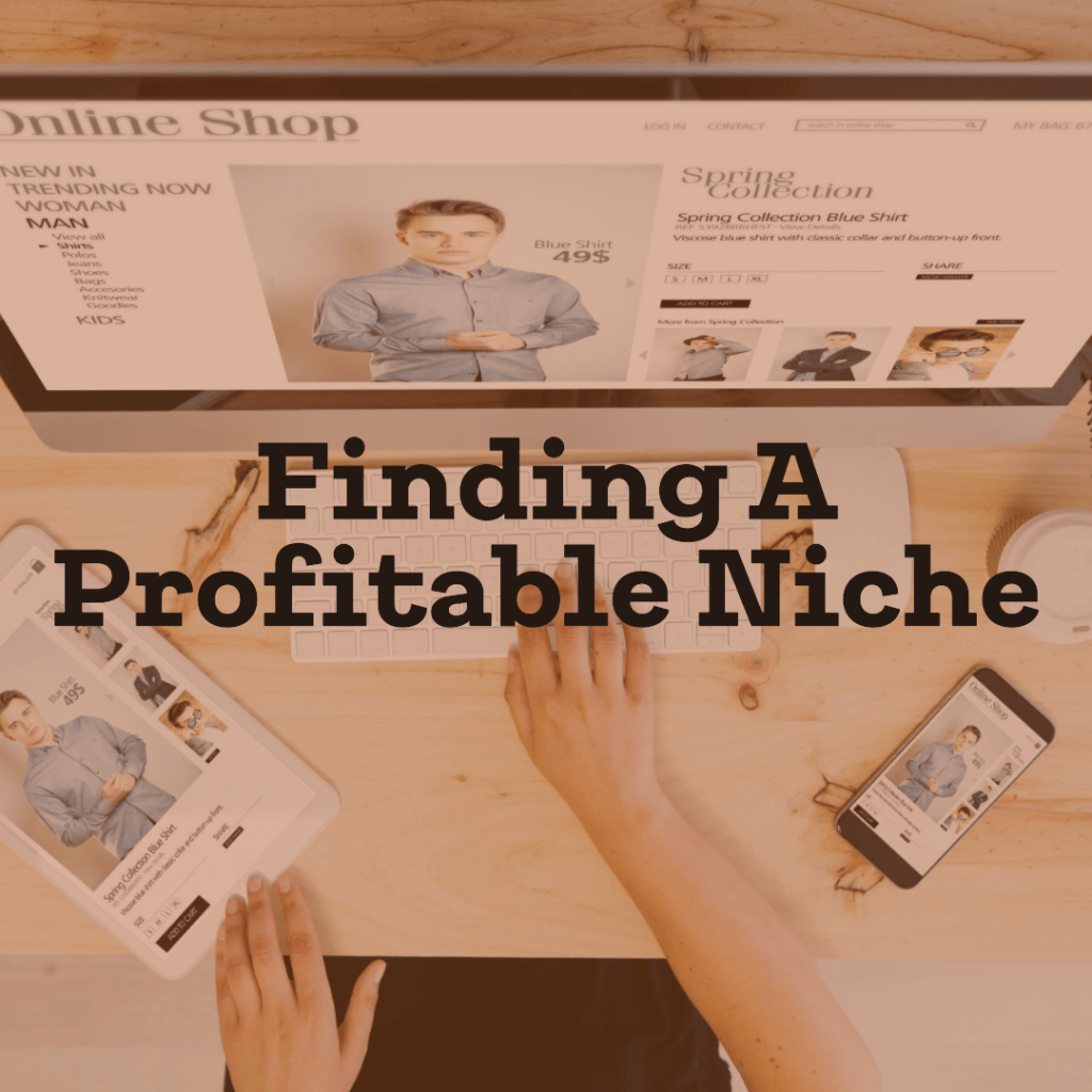 a person searching for a profitable niche for an affiliate website